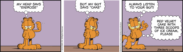 Komiksy garfield - komiks z dnia 26/11/2019