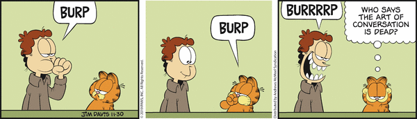 Komiksy garfield - komiks z dnia 30/11/2019