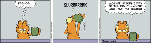 Komiksy garfield - komiks z dnia 02/12/2019