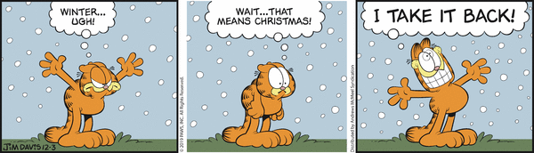 Komiksy garfield - komiks z dnia 03/12/2019