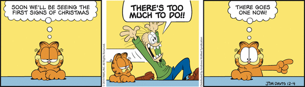 Komiksy garfield - komiks z dnia 04/12/2019