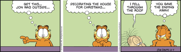 Komiksy garfield - komiks z dnia 07/12/2019