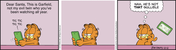 Komiksy garfield - komiks z dnia 12/12/2019