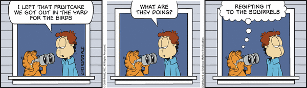 Komiksy garfield - komiks z dnia 17/12/2019