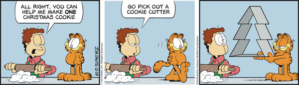Komiksy garfield - komiks z dnia 19/12/2019