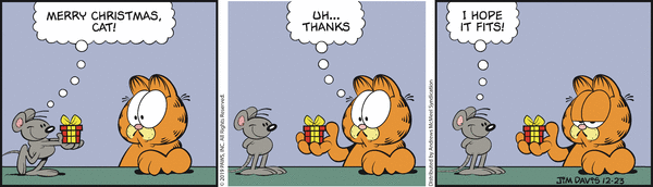 Komiksy garfield - komiks z dnia 23/12/2019