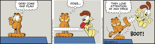 Komiksy garfield - komiks z dnia 02/01/2020