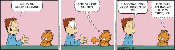 Komiksy garfield - komiks z dnia 10/01/2020