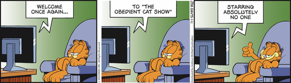 Komiksy garfield - komiks z dnia 11/01/2020