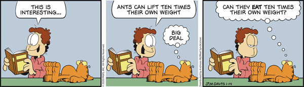 Komiksy garfield - komiks z dnia 14/01/2020