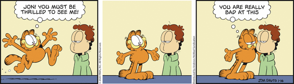 Komiksy garfield - komiks z dnia 16/01/2020