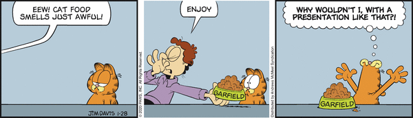 Komiksy garfield - komiks z dnia 28/01/2020