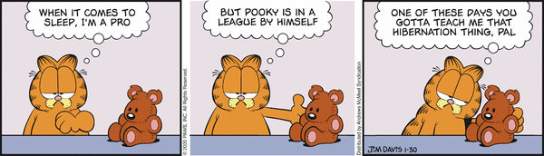 Komiksy garfield - komiks z dnia 30/01/2020