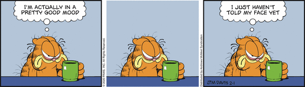 Komiksy garfield - komiks z dnia 01/02/2020