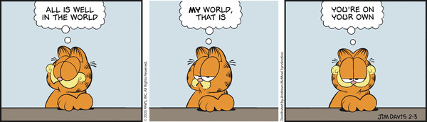 Komiksy garfield - komiks z dnia 03/02/2020