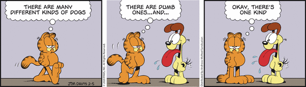 Komiksy garfield - komiks z dnia 05/02/2020