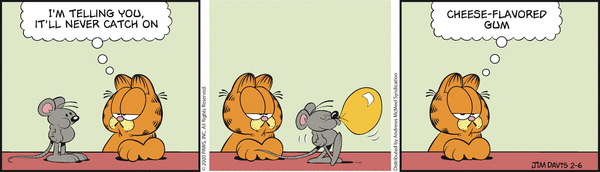 Komiksy garfield - komiks z dnia 06/02/2020