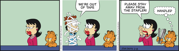 Komiksy garfield - komiks z dnia 08/02/2020