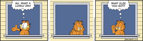 Komiksy garfield - komiks z dnia 13/02/2020