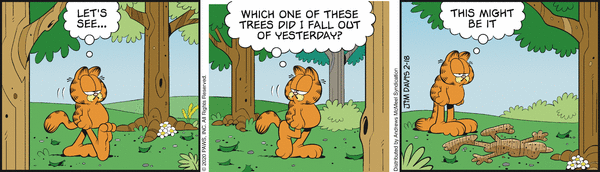Komiksy garfield - komiks z dnia 18/02/2020