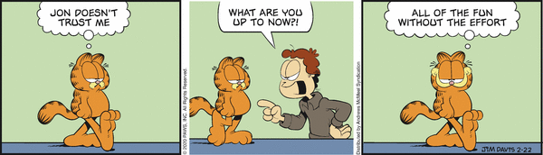 Komiksy garfield - komiks z dnia 22/02/2020