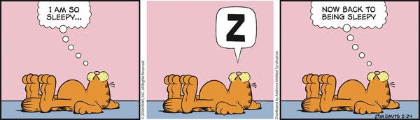 Komiksy garfield - komiks z dnia 24/02/2020