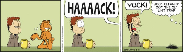 Komiksy garfield - komiks z dnia 05/03/2020