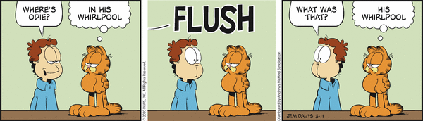 Komiksy garfield - komiks z dnia 11/03/2020