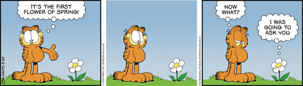 Komiksy garfield - komiks z dnia 20/03/2020