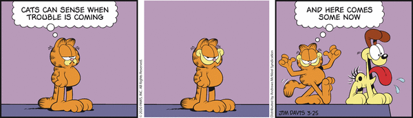 Komiksy garfield - komiks z dnia 25/03/2020