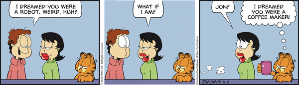 Komiksy garfield - komiks z dnia 03/04/2020