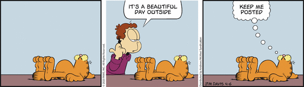Komiksy garfield - komiks z dnia 06/04/2020