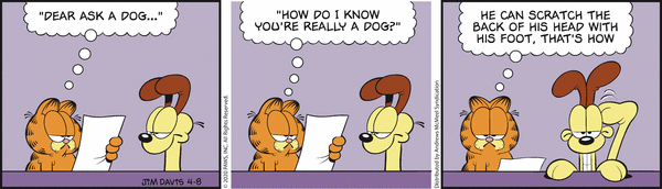 Komiksy garfield - komiks z dnia 08/04/2020