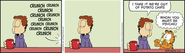 Komiksy garfield - komiks z dnia 14/04/2020