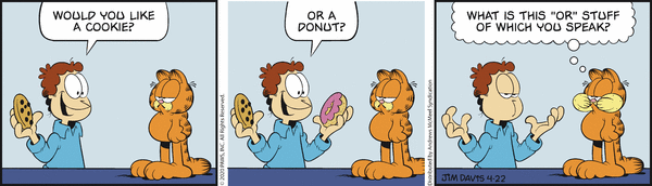 Komiksy garfield - komiks z dnia 22/04/2020