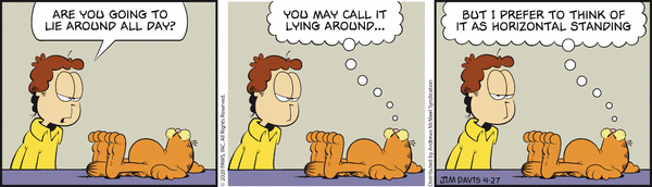 Komiksy garfield - komiks z dnia 27/04/2020