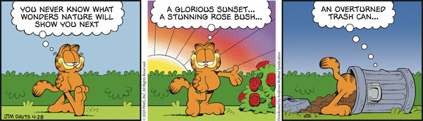 Komiksy garfield - komiks z dnia 28/04/2020