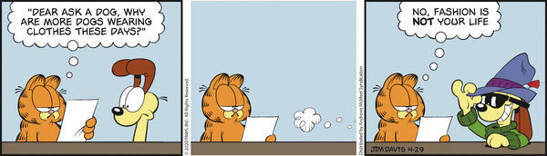 Komiksy garfield - komiks z dnia 29/04/2020