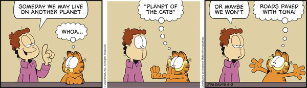 Komiksy garfield - komiks z dnia 02/05/2020