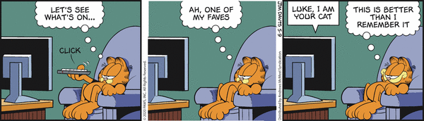 Komiksy garfield - komiks z dnia 09/05/2020