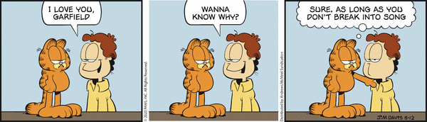 Komiksy garfield - komiks z dnia 12/05/2020