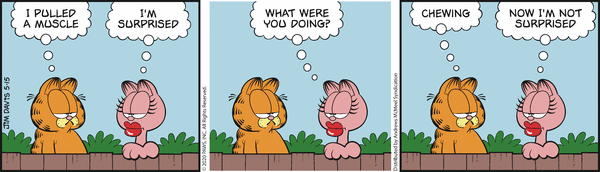 Komiksy garfield - komiks z dnia 15/05/2020