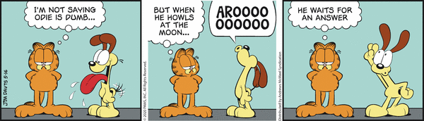 Komiksy garfield - komiks z dnia 16/05/2020