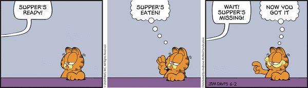 Komiksy garfield - komiks z dnia 02/06/2020