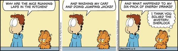 Komiksy garfield - komiks z dnia 09/06/2020