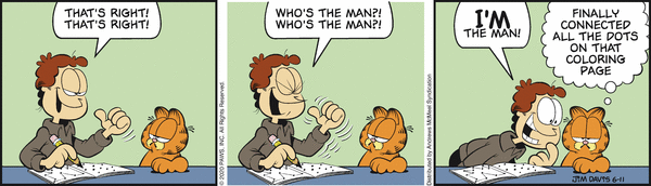 Komiksy garfield - komiks z dnia 11/06/2020