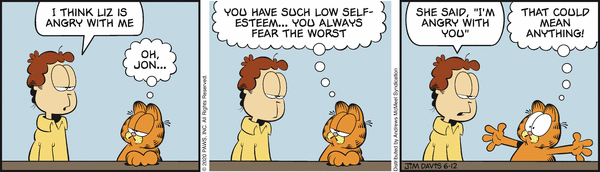 Komiksy garfield - komiks z dnia 12/06/2020