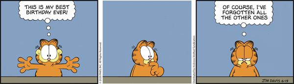 Komiksy garfield - komiks z dnia 19/06/2020