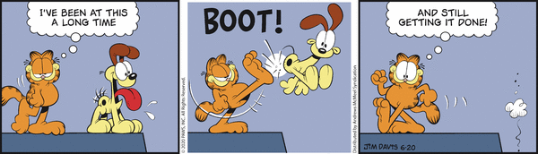 Komiksy garfield - komiks z dnia 20/06/2020