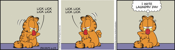 Komiksy garfield - komiks z dnia 23/06/2020